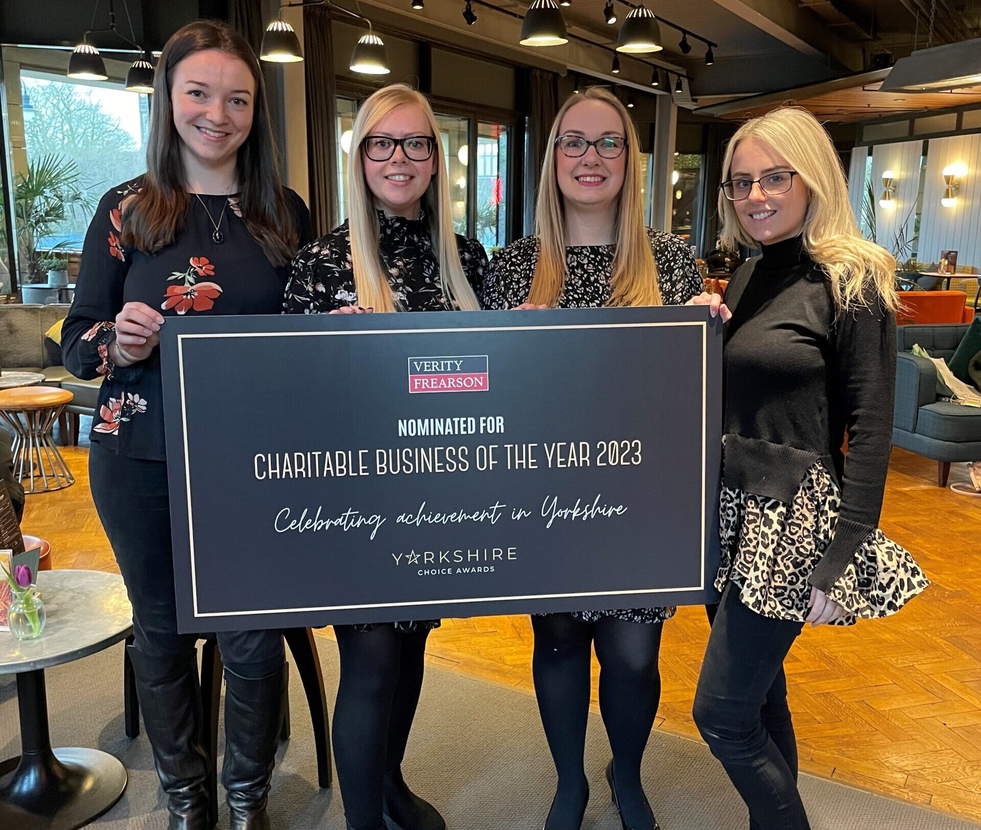 Harrogate estate agent Verity Frearson nominated for Charitable