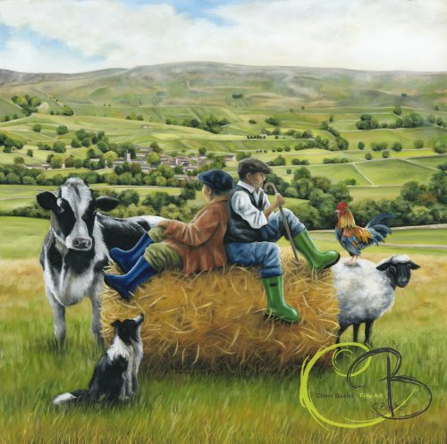 Claire Baxter Fine Art | Half price print: All Creatures Great and Small
