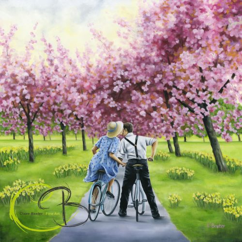 Claire Baxter Fine Art | Half price print: Blossoming Love