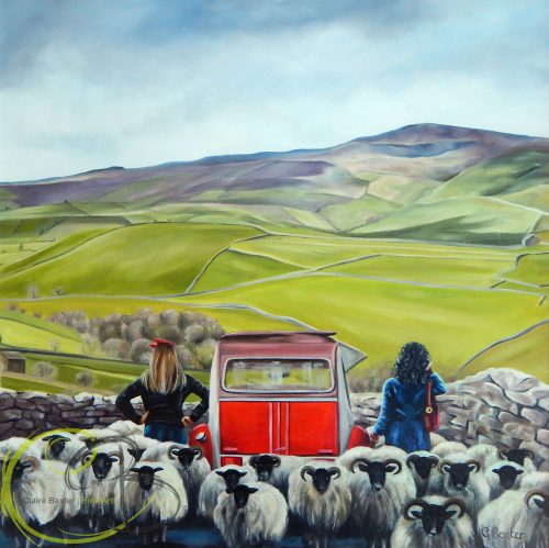 Claire Baxter Fine Art | Half price print: No Ewe Turn