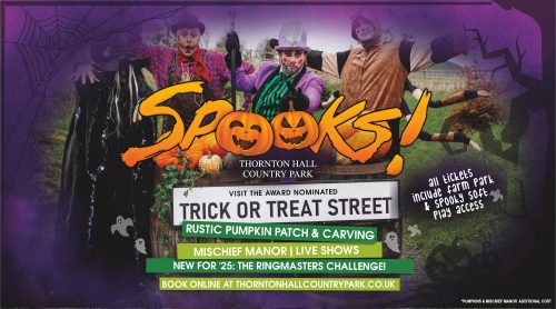Thornton Hall Country Park | Half price family tickets for SPOOKS! including entry to the pumpkin patch