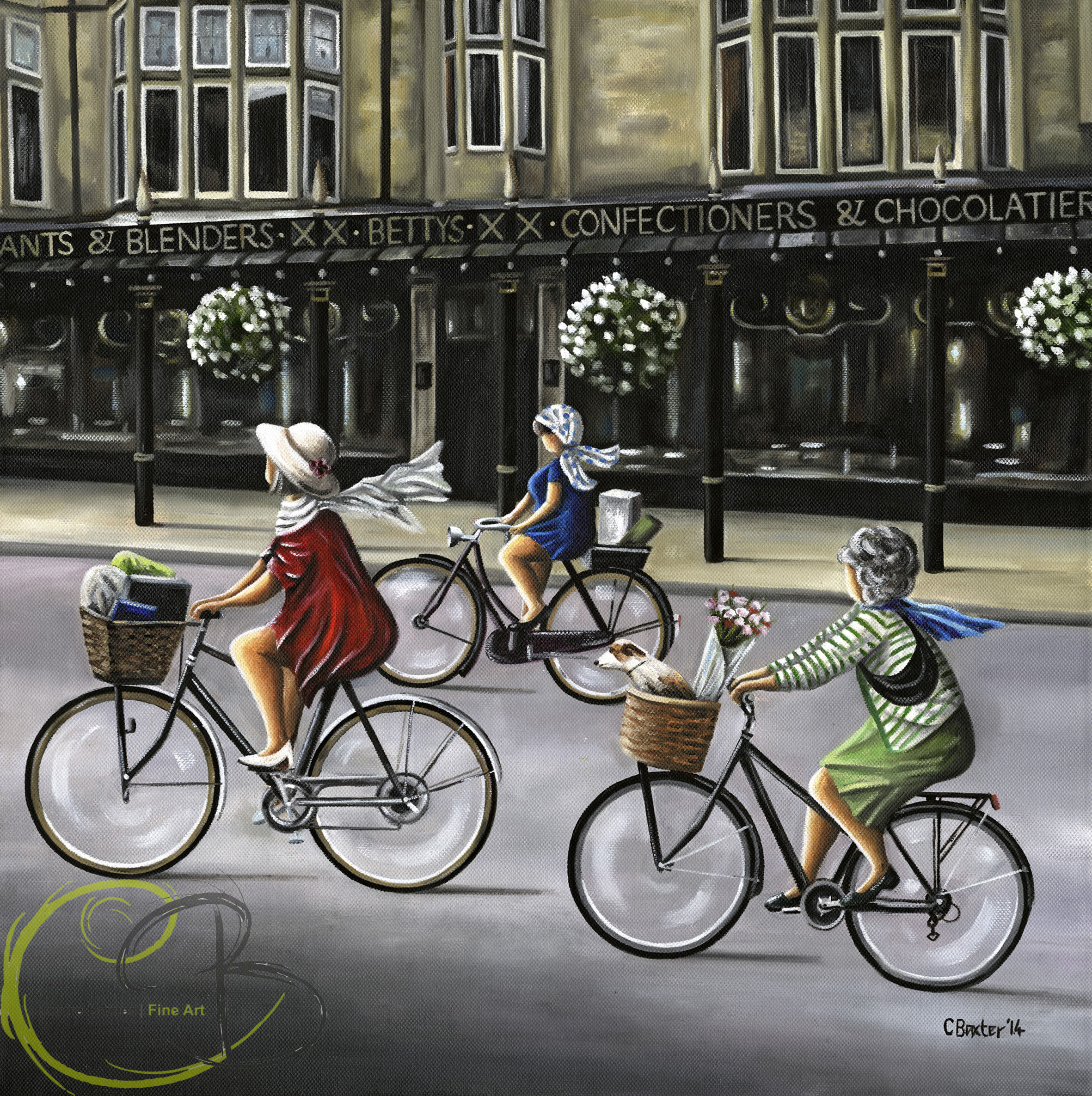 Claire Baxter Fine Art | Half price print: Tour de Harrogate