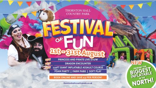 Half price family tickets for Festival of Fun | Thornton Hall Country Park